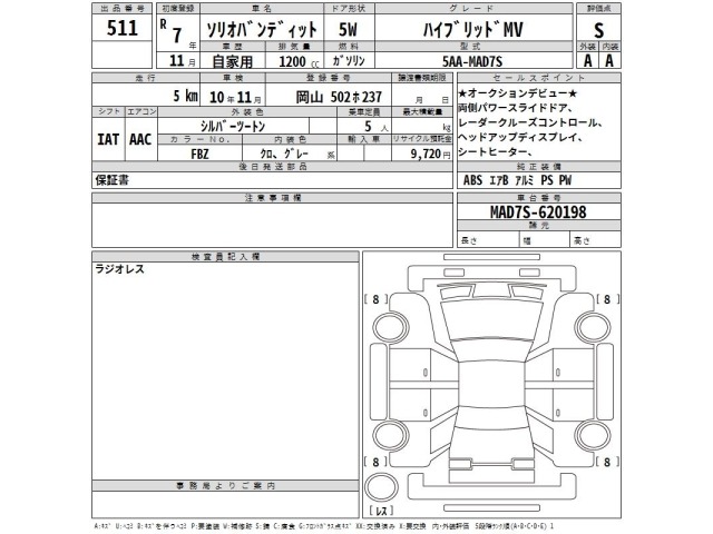 Suzuki SOLIO 2025 7742800-2