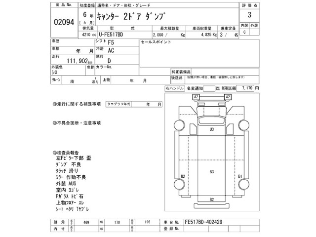 Mitsubishi CANTER 1994 7751147-2