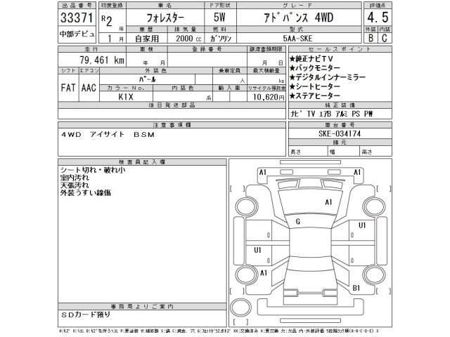 Subaru FORESTER 2020 7773928-2