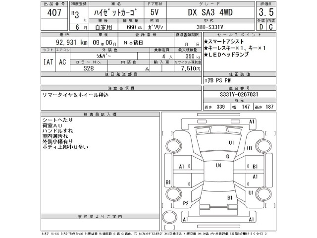 Daihatsu HIJET VAN 2021 7749404-2