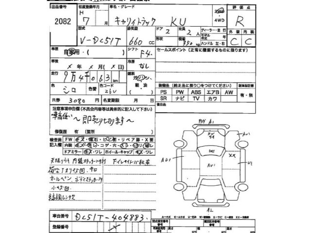 Suzuki CARRY TRUCK 1995 7820348-2