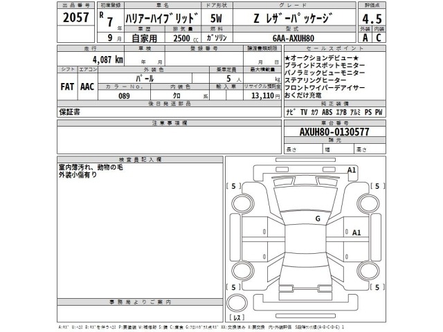 Toyota HARRIER 2025 7824882-2