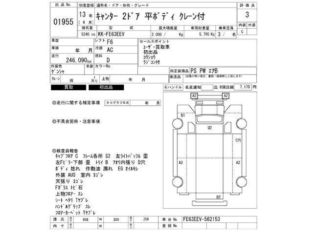 Mitsubishi CANTER 2001 7850656-2