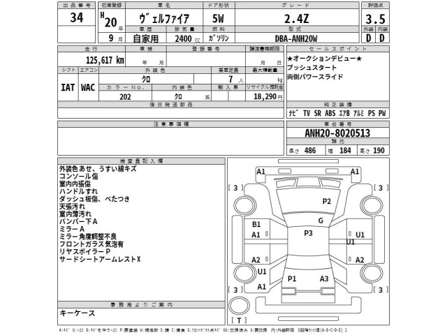 Toyota VELLFIRE 2008 7850317-2
