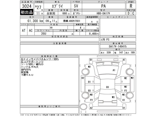 Suzuki EVERY 2015 7855336-2