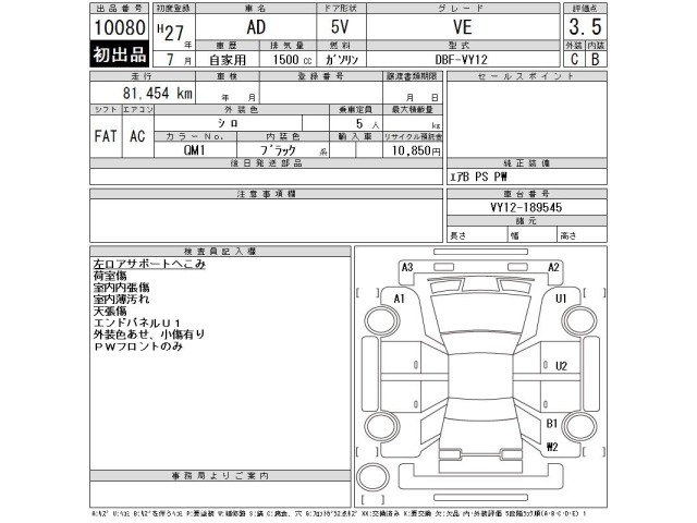 Nissan AD VAN 2015 7922726-2