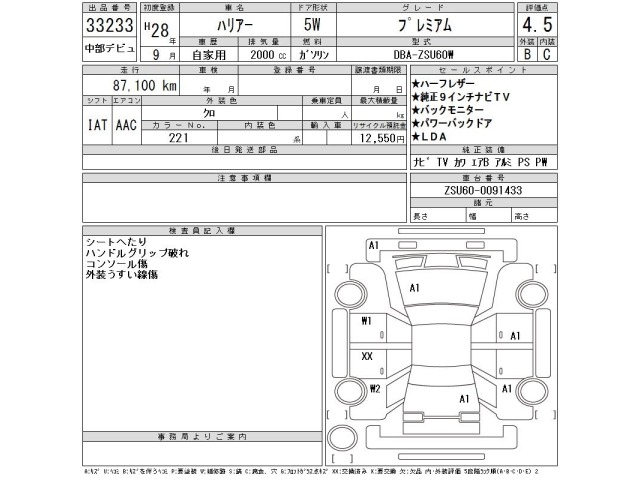 Toyota HARRIER 2016 7925751-2