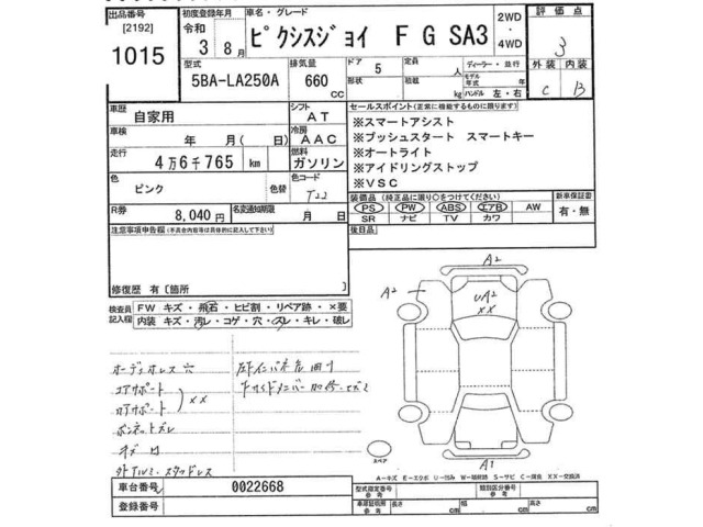 Toyota PIXIS JOY 2021 7922089-2