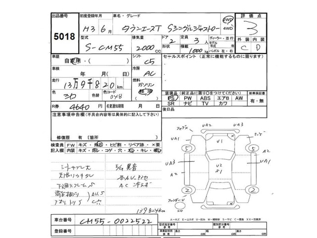 Toyota TOWNACE TRUCK 1991 7914463-2