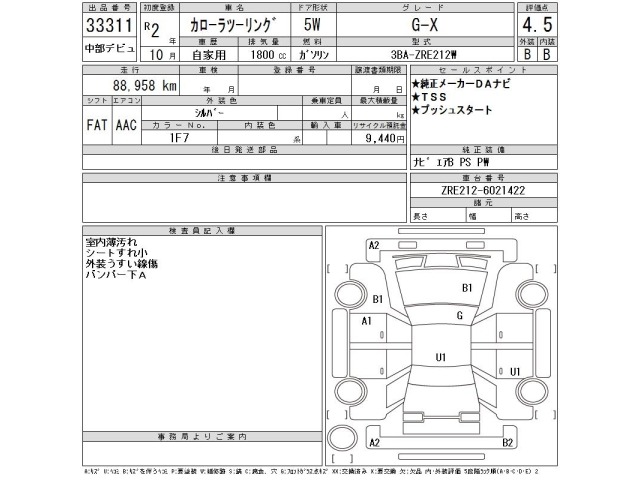 Toyota COROLLA TOURING 2020 7931905-2