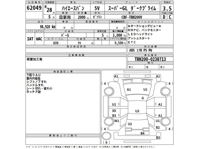 Toyota HIACE VAN 2016 7945177-2