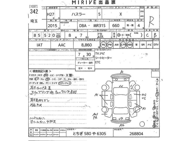 Suzuki HUSTLER 2015 7934441-2
