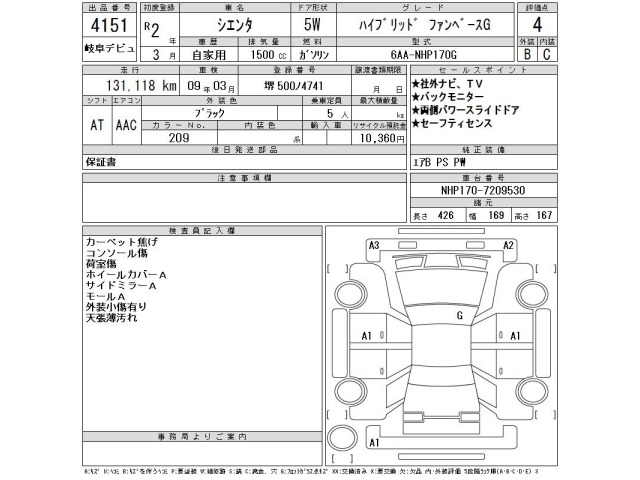 Toyota SIENTA 2020 7945114-2