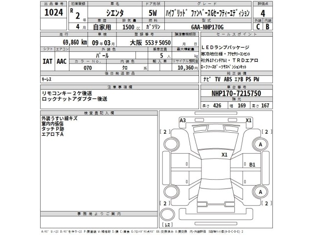 Toyota SIENTA 2020 7945123-2