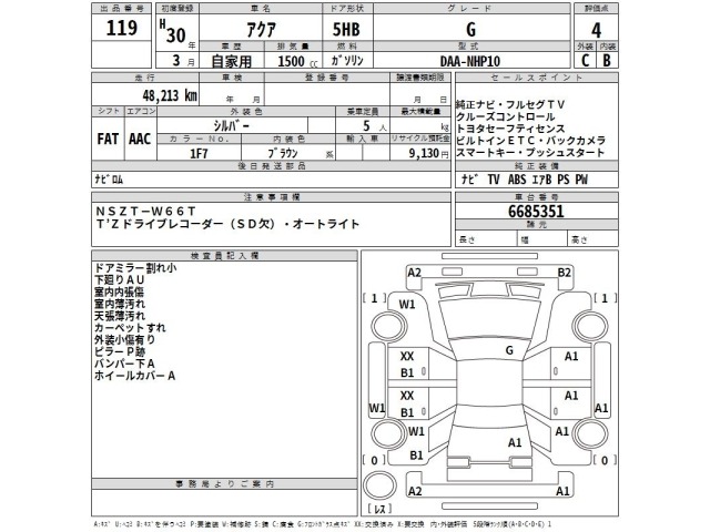 Toyota AQUA 2018 7956715-2