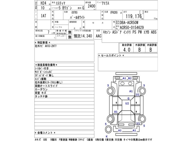 Toyota ESTIMA 2012 7966823-2