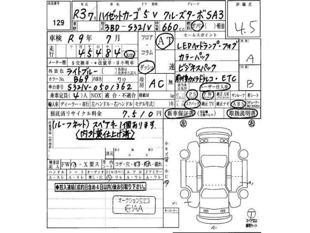 Daihatsu HIJET VAN 2021 7945456-13
