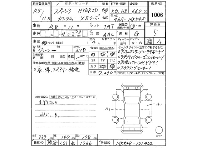 Suzuki SPACIA 2023 7953173-2