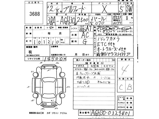 Toyota ALPHARD 2020 7988589-2