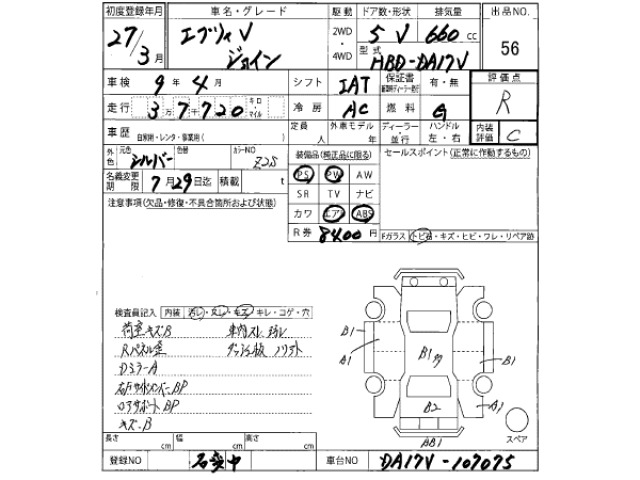Suzuki EVERY 2015 7984809-2
