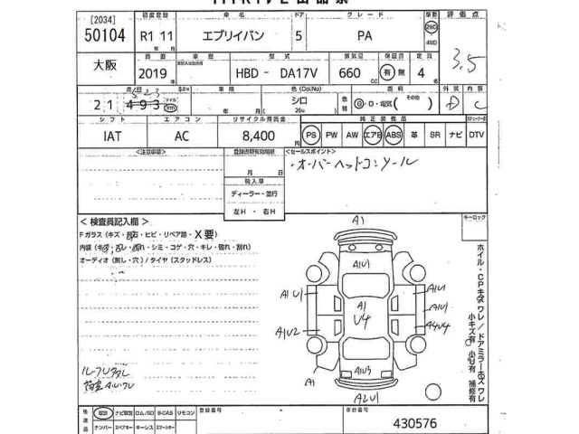 Suzuki EVERY 2019 7985142-2