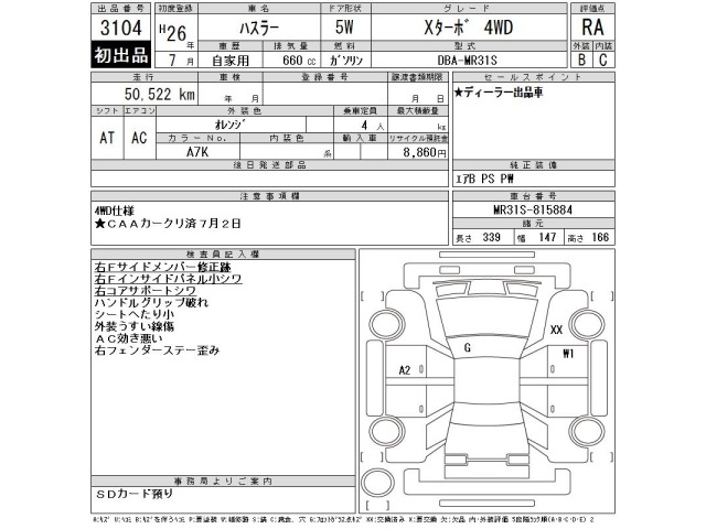 Suzuki HUSTLER 2014 7988898-2