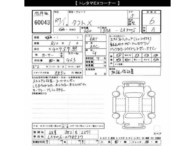 Daihatsu TAFT 2025 7986576-2