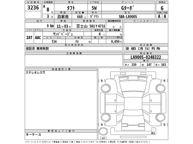 Daihatsu TAFT 2026 7986589-2
