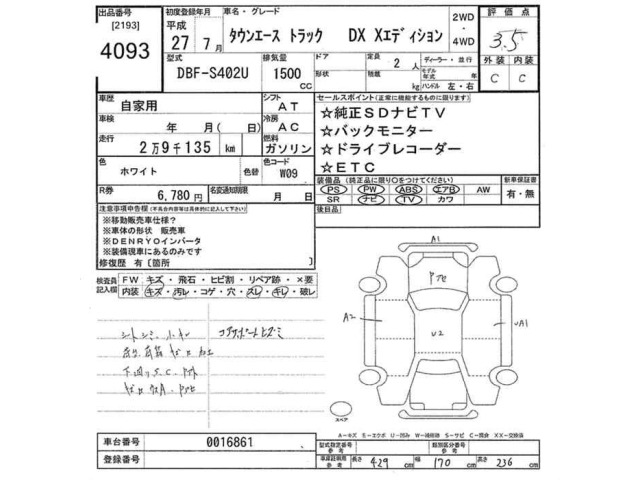Toyota TOWNACE TRUCK 2015 8017502-2