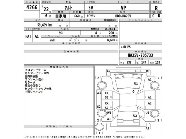 Suzuki ALTO 2010 8050085-2