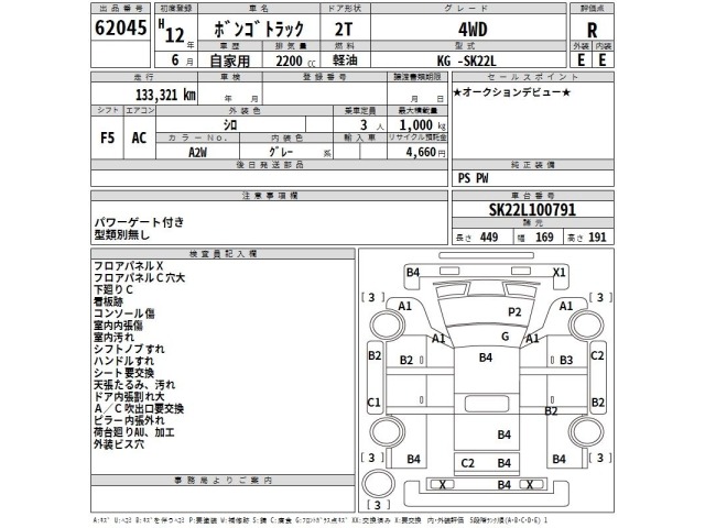 Mazda BONGO TRUCK 2000 8038524-2