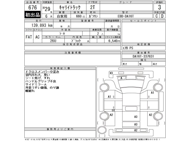 Suzuki CARRY TRUCK 2017 8042930-2