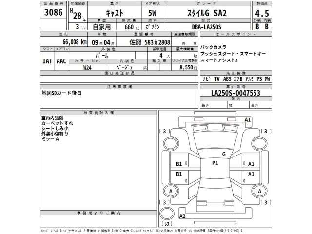 Daihatsu CAST 2016 8048489-2