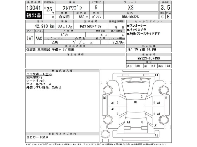 Mazda FLAIR WAGON 2013 8048859-2