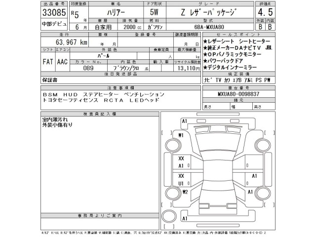 Toyota HARRIER 2023 8048897-2