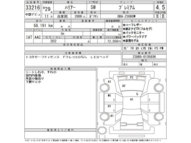 Toyota HARRIER 2017 8048899-2