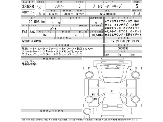 Toyota HARRIER 2021 8048912-2