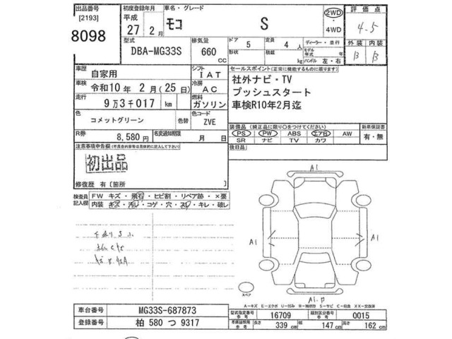 Nissan MOCO 2015 8050241-2