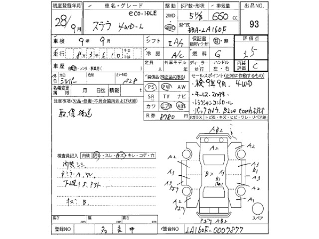 Subaru STELLA 2016 8050324-2