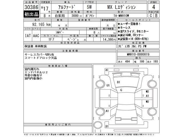 Toyota ALPHARD 2005 8053060-2