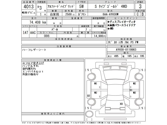 Toyota ALPHARD 2021 8053072-2