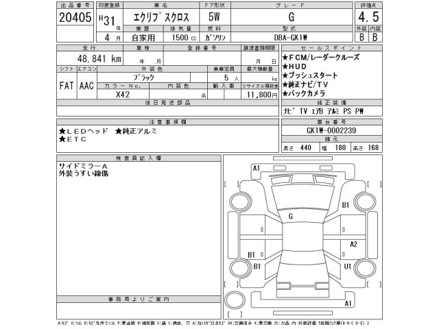 Mitsubishi ECLIPSE CROSS 2019 8062694-2