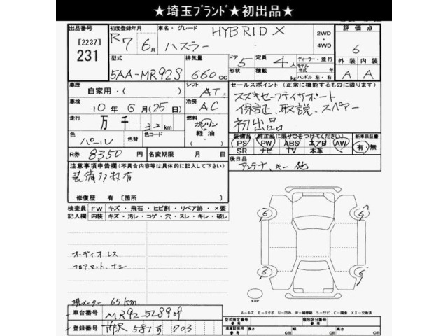 Suzuki HUSTLER 2025 8052395-2