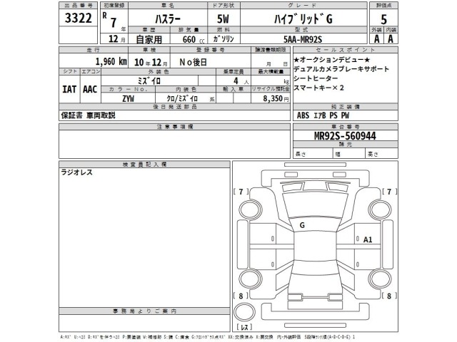 Suzuki HUSTLER 2025 8052410-2