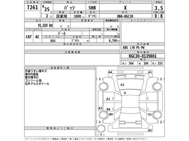 Toyota PASSO 2013 8051386-2