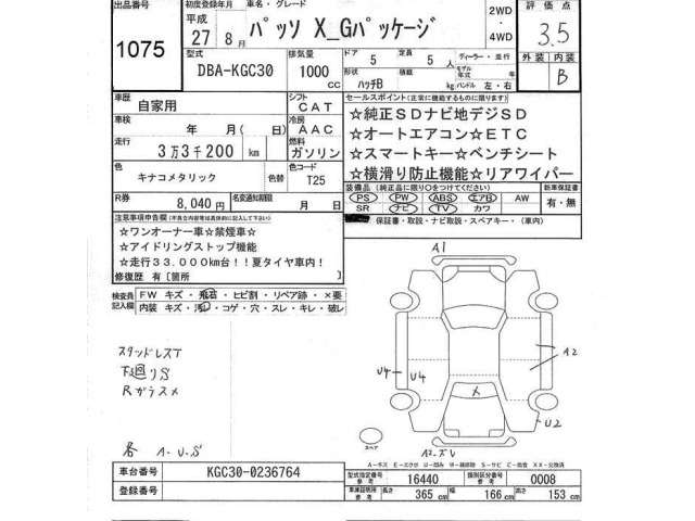 Toyota PASSO 2015 8051388-2