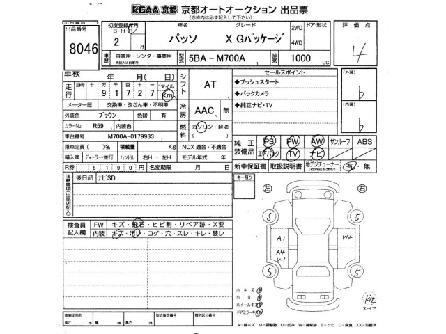 Toyota PASSO 2020 8051390-2