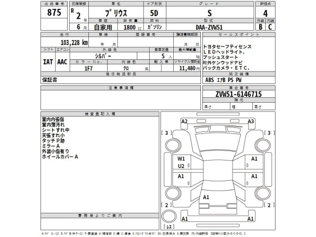 Toyota PRIUS 2020 8057654-2