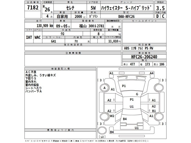 Nissan SERENA 2014 8061095-2