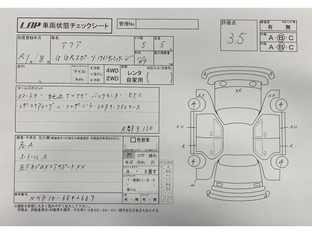 Toyota AQUA 2019 8076869-3